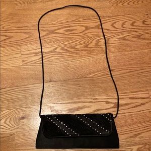 Studded black purse
